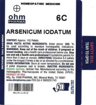 Md Tube Label (Arsenicum Iodatum   Md Tube Label)